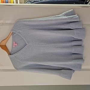 Lilly Pulitzer sweater poncho baby blue XXS